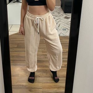 Drawstring Waist Joggers